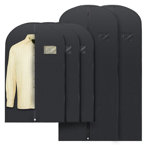 Black garment bag suit - garment, cover